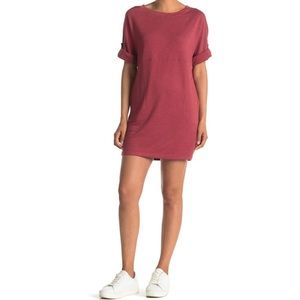 Max Studio Tab Sleeve Sweatshirt Dress w/pockets